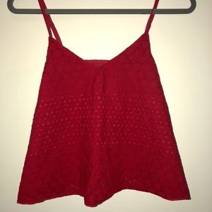 {Hollister} Red Tank Top
